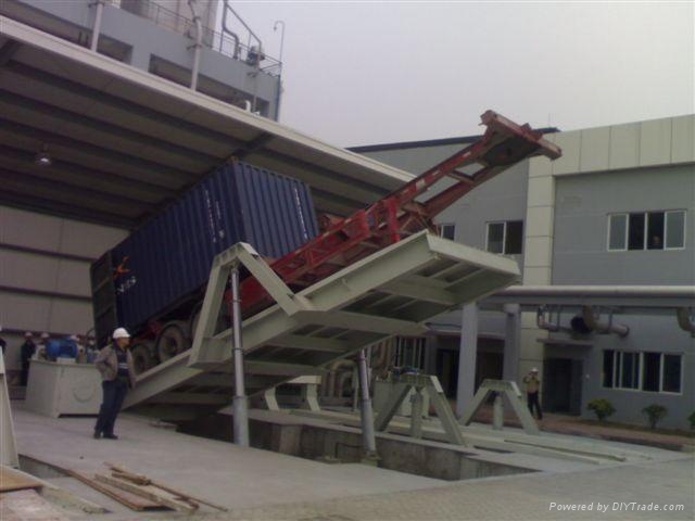 集裝箱卸貨裝置Truck Dump System